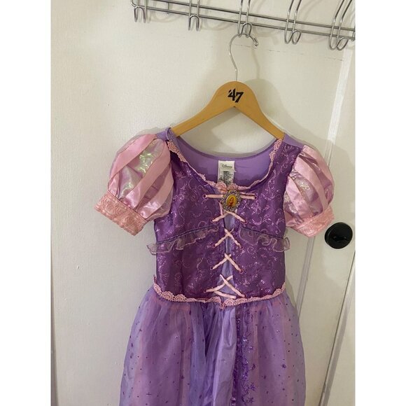 The Disney Store Girls Purple Repunzel Cosplay Costume Dress - Medium - Picture 2 of 12